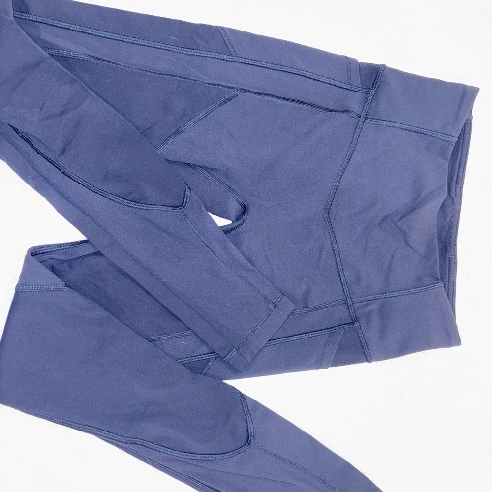 Lululemon blue align leggings with pockets